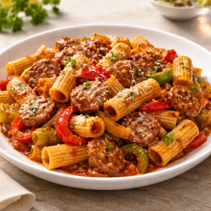 Italian Sausage and Peppers Pasta