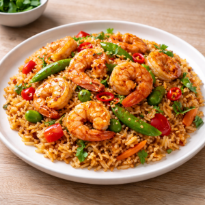 Spicy Thai Shrimp Fried Rice
