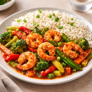 Spicy Thai Shrimp Stir-Fry