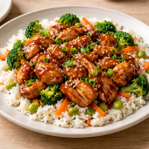 Teriyaki Chicken Rice Bowl